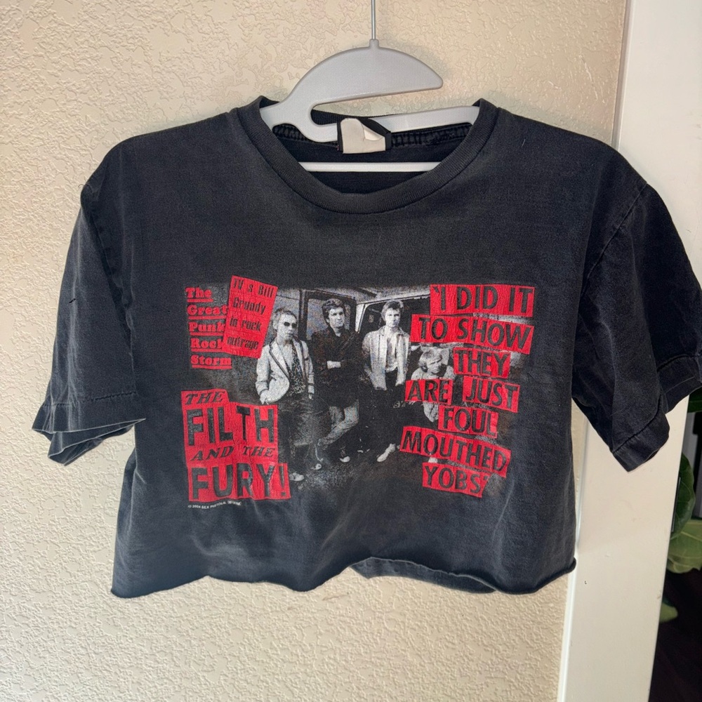 Sex Pistols Graphic Crop Top
